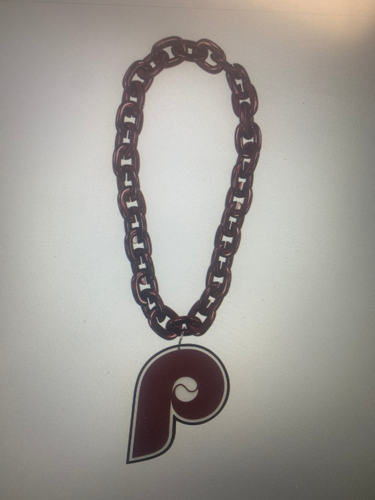 Philadelphia Phillies Retro Logo FanFave Fan Chain Maroon