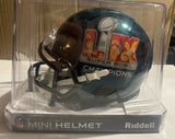 Philadelphia Eagles Super Bowl LIX Champions Riddell NFL Speed Mini Helmet