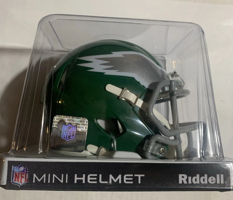 Philadelphia Eagles 1974-1995 Throwback Riddell NFL Speed Mini Helmet