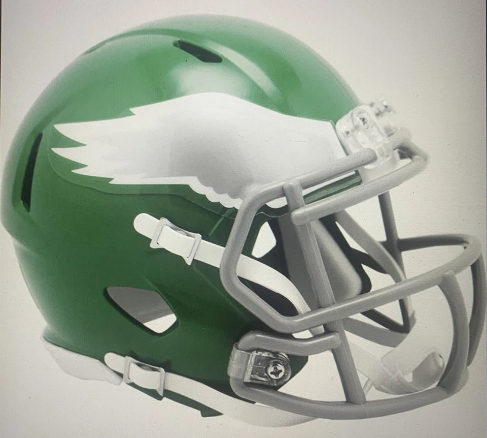 Philadelphia Eagles 2023 On Field Alternate Riddell NFL Speed Mini Helmet